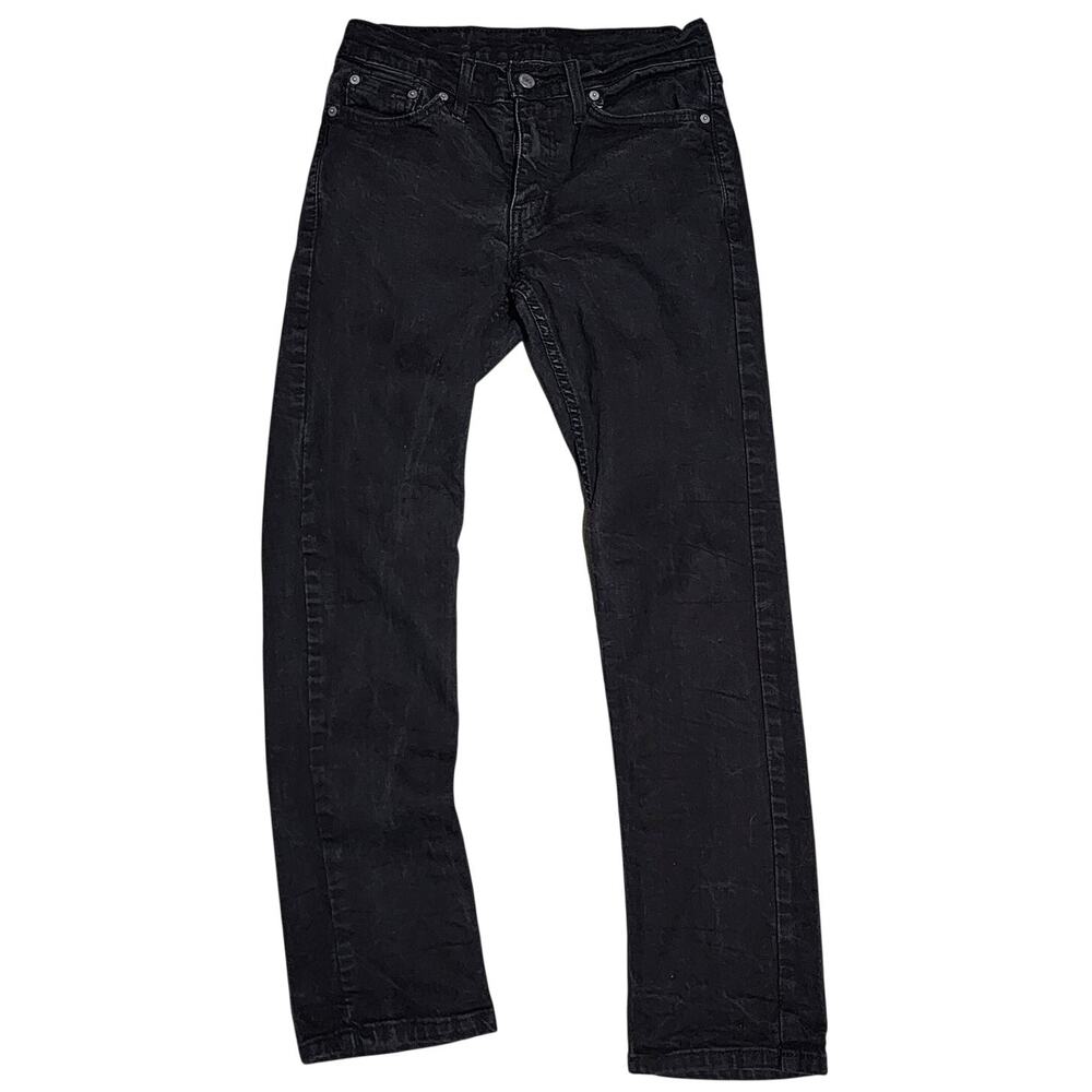 Levi's 511 Men's Slim Fit Stretch Black Denim Jeans 29x30 Pants